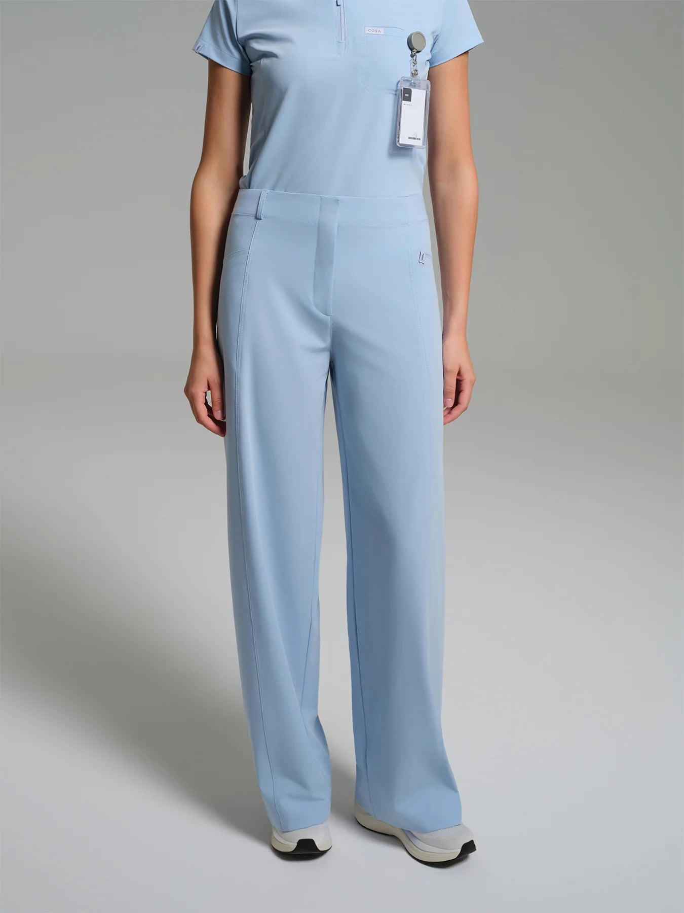 Cosa Atria® Women's Wide Leg Trousers - Ice Blue