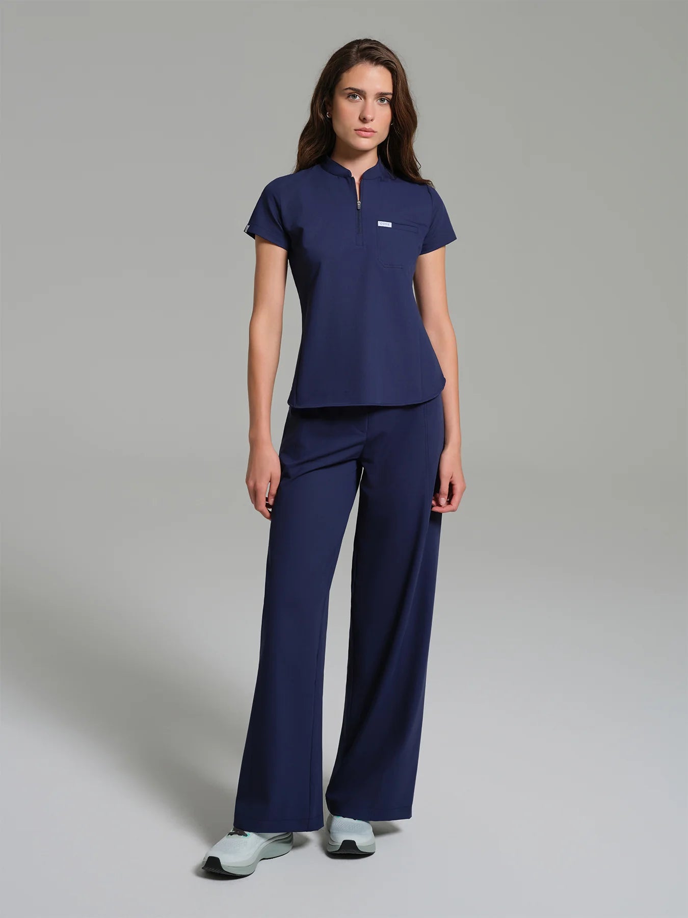 Cosa Atria® Women's Wide Leg Trousers - Light Navy