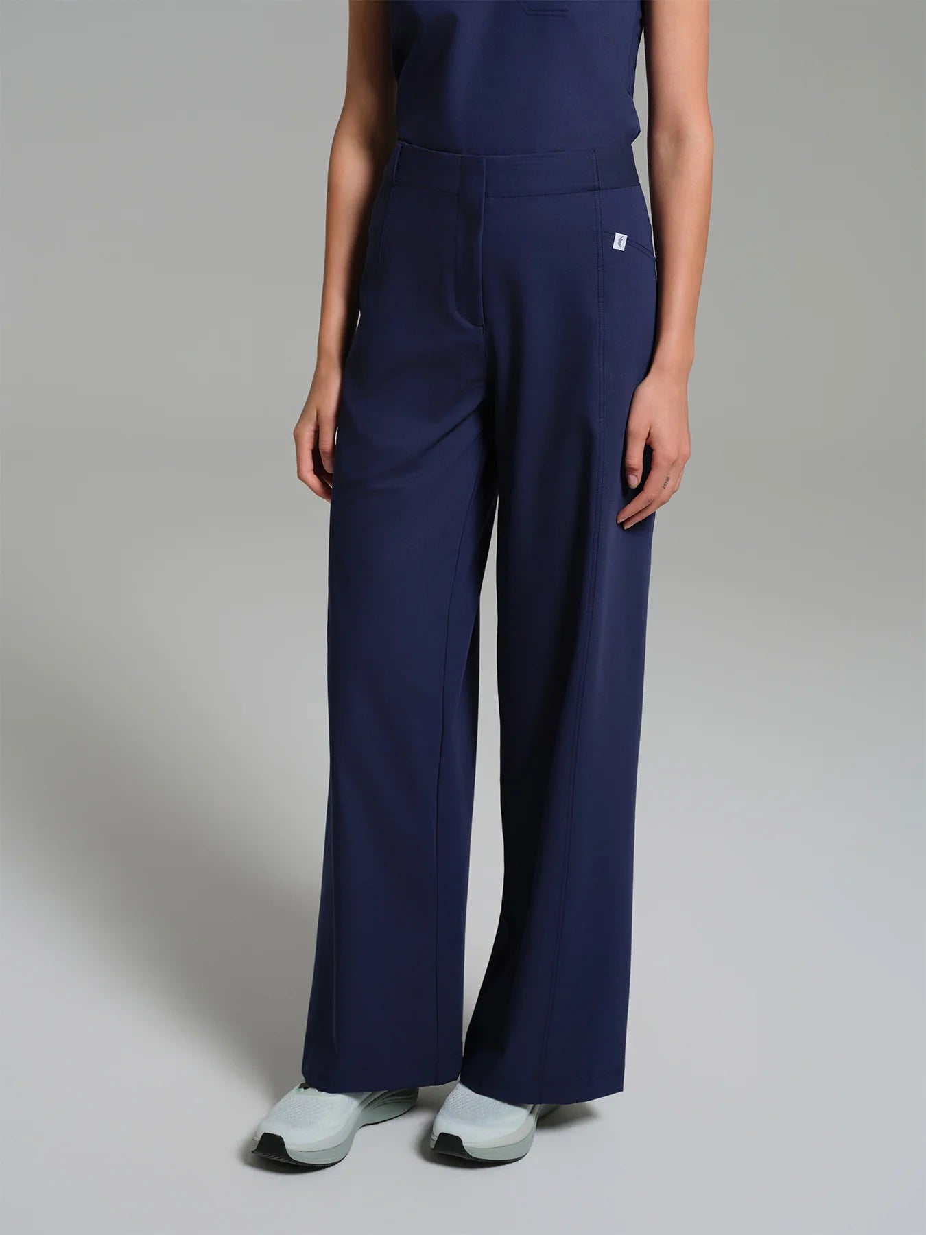 Cosa Atria® Women's Wide Leg Trousers - Light Navy