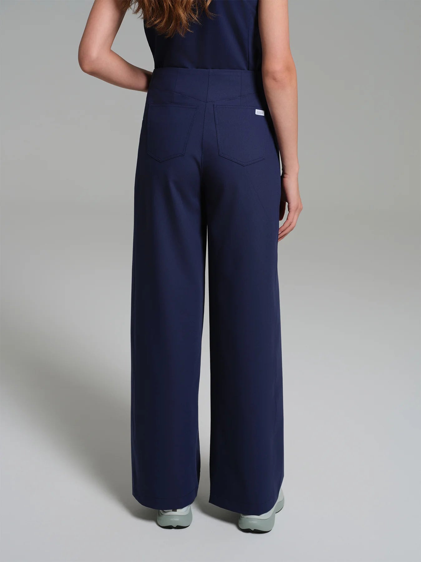 Cosa Atria® Women's Wide Leg Trousers - Light Navy