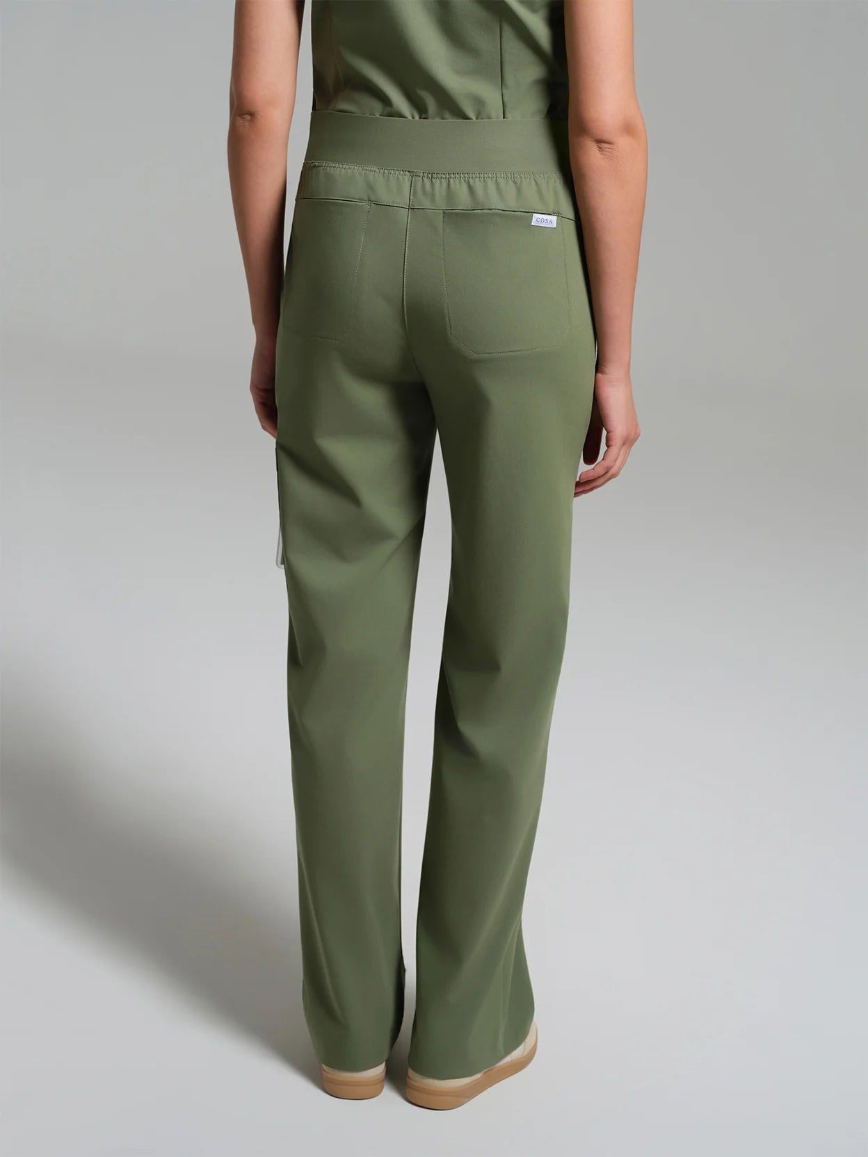 Cosa Lena® Women's V-Neck Mandarin Top - Light Green