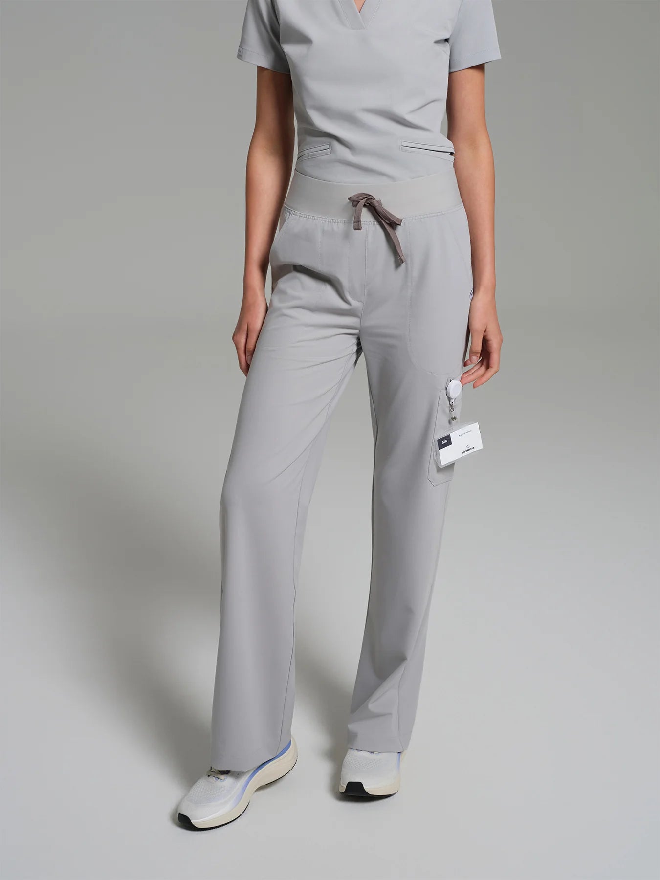 Cosa Lena® Women's Wide Leg Pants - Light Gray