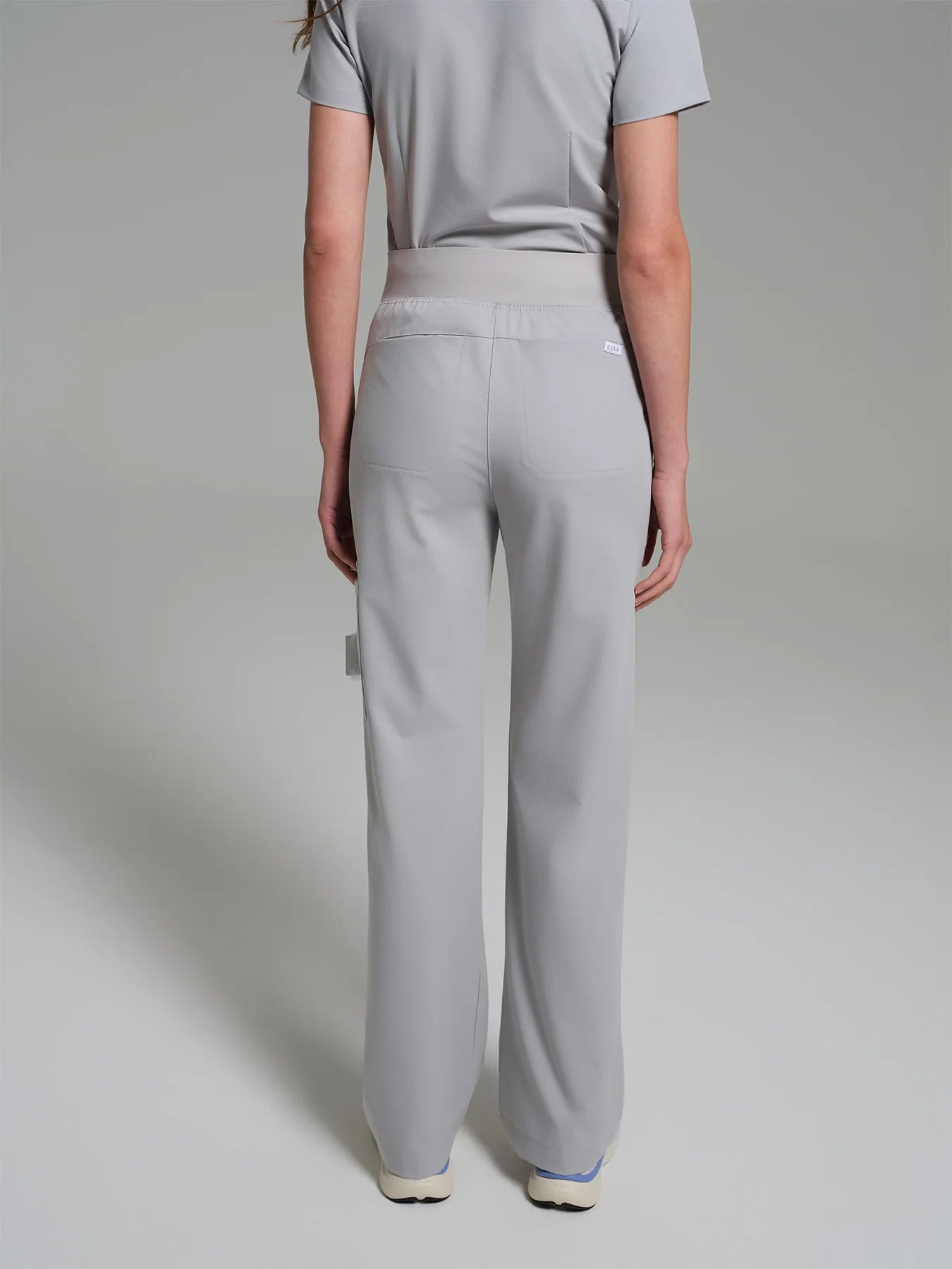 Cosa Lena® Women's Wide Leg Pants - Light Gray