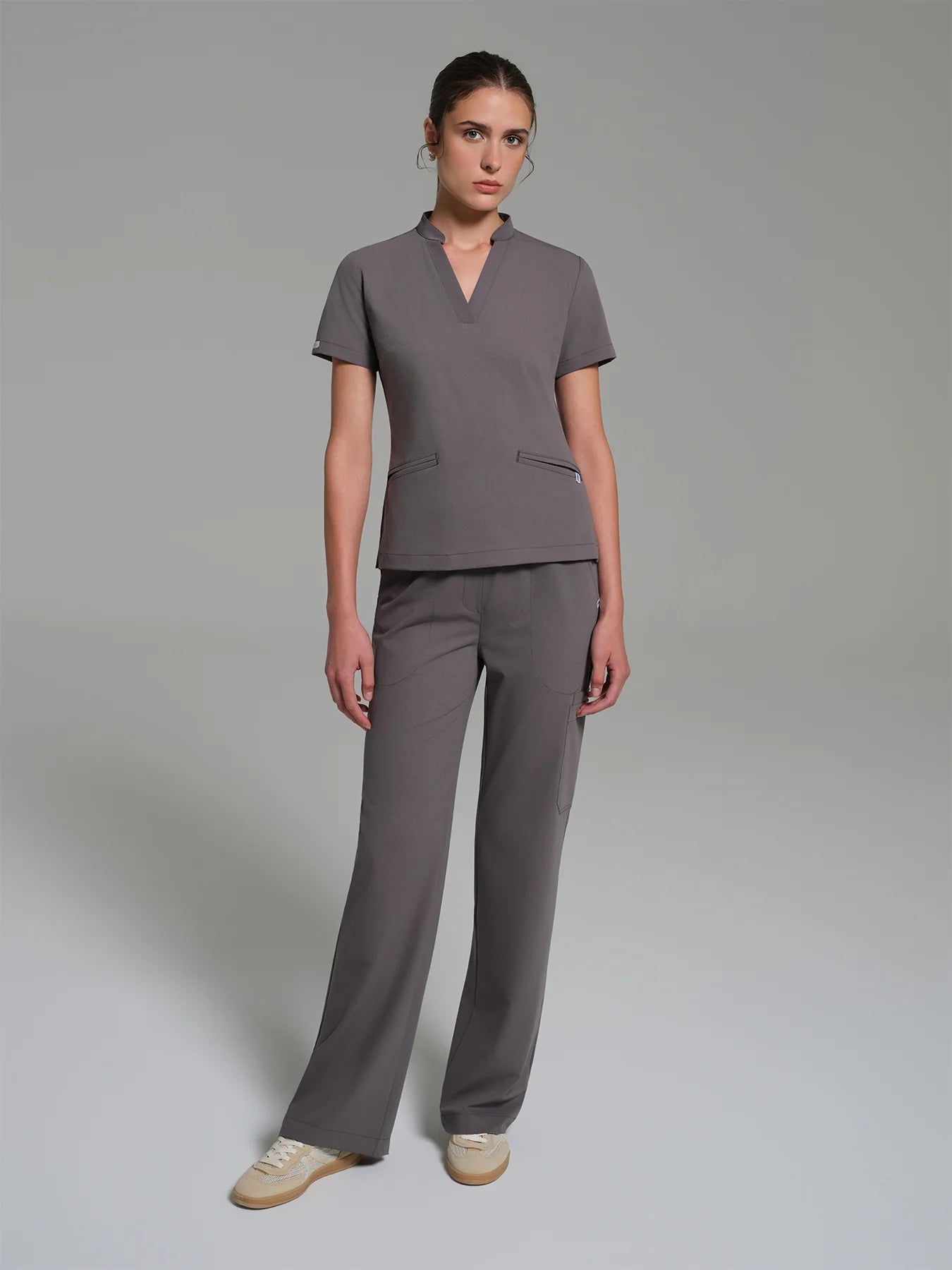 Cosa Lena® Women's Wide Leg Pants - Anthracite
