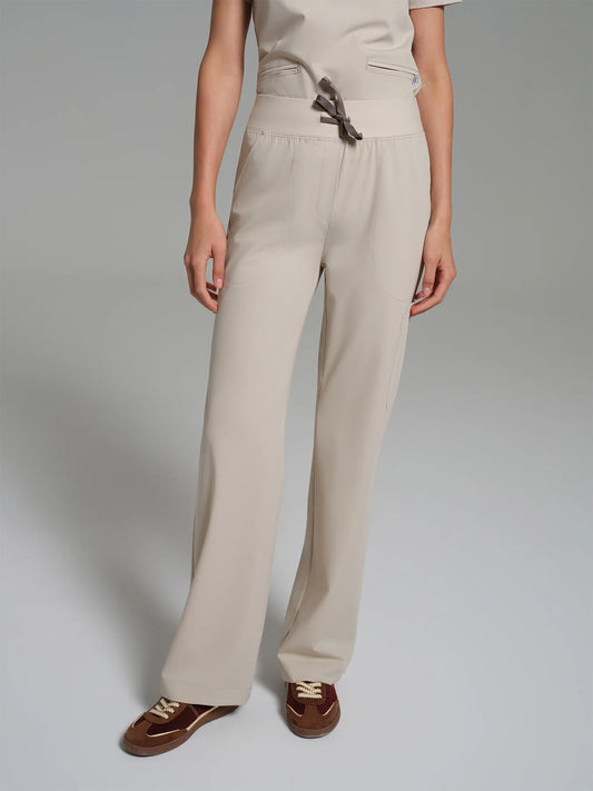Cosa Lena® Women's Wide Leg Pants - Light Beige