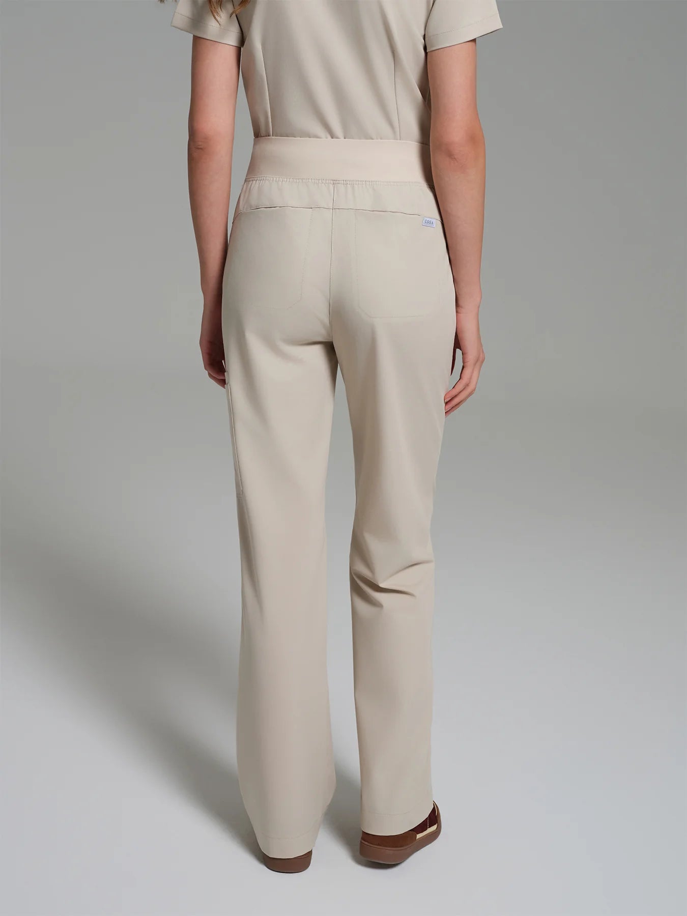 Cosa Lena® Women's Wide Leg Pants - Light Beige