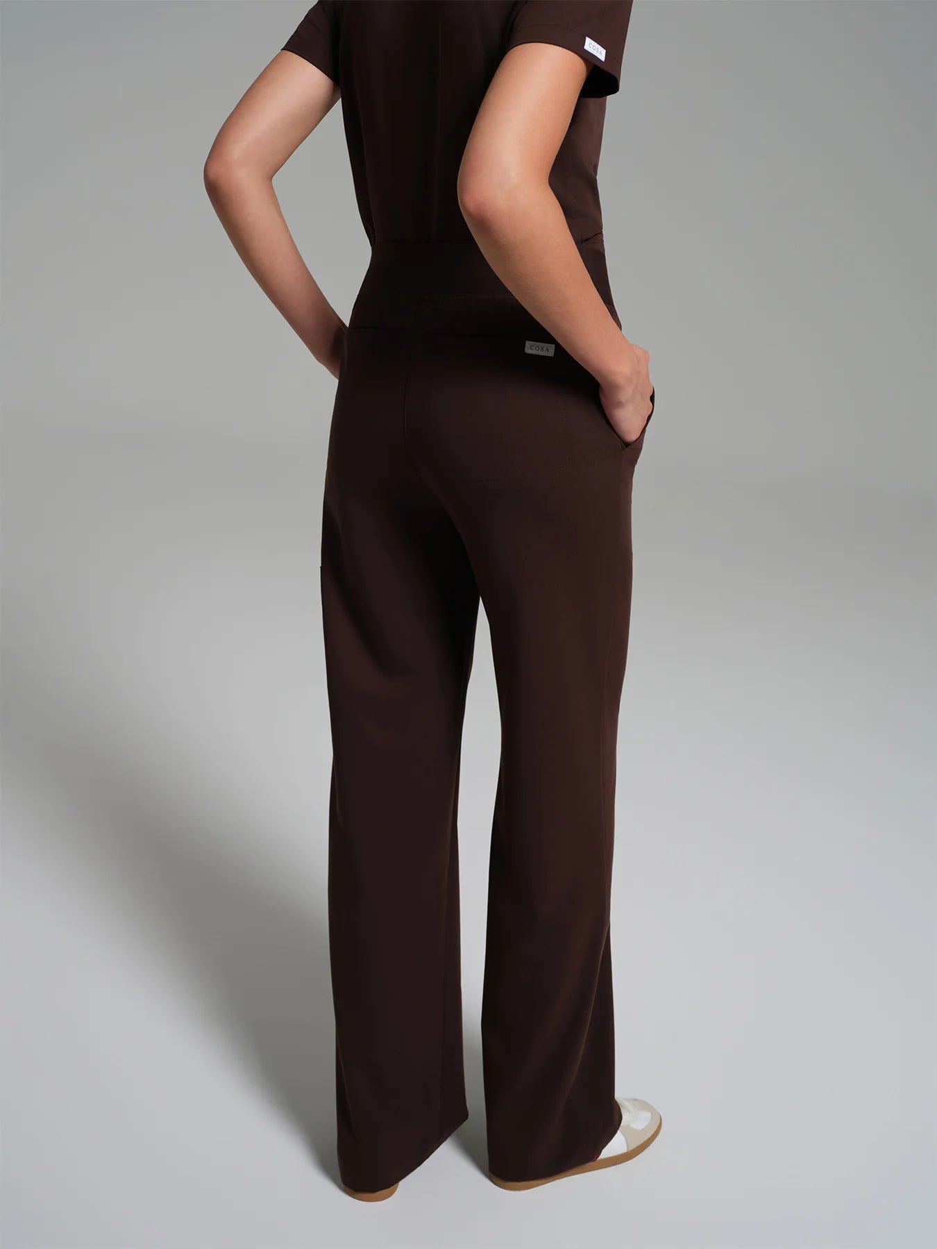 Cosa Lena® Women's Wide Leg Pants - Brown