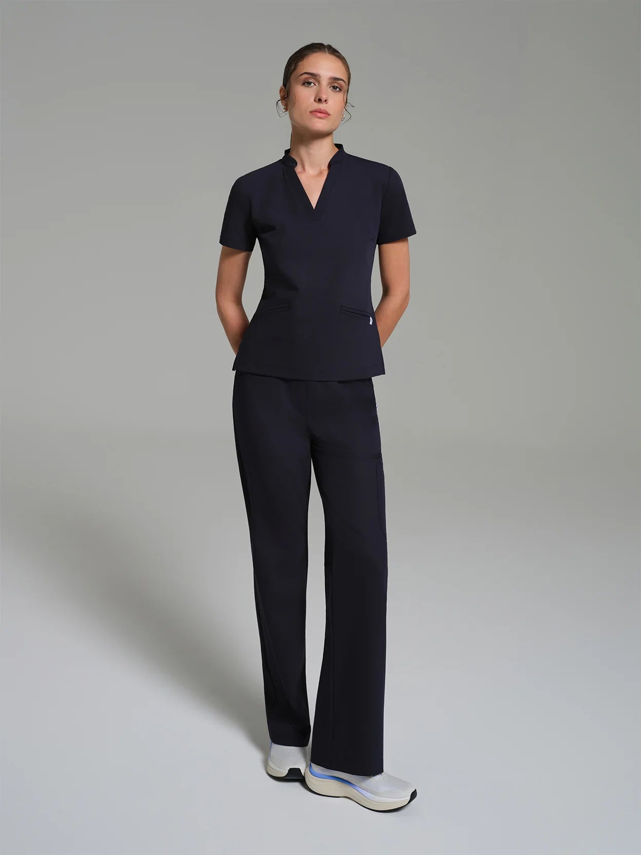 Cosa Lena® Women's Wide Leg Pants - Navy Blue