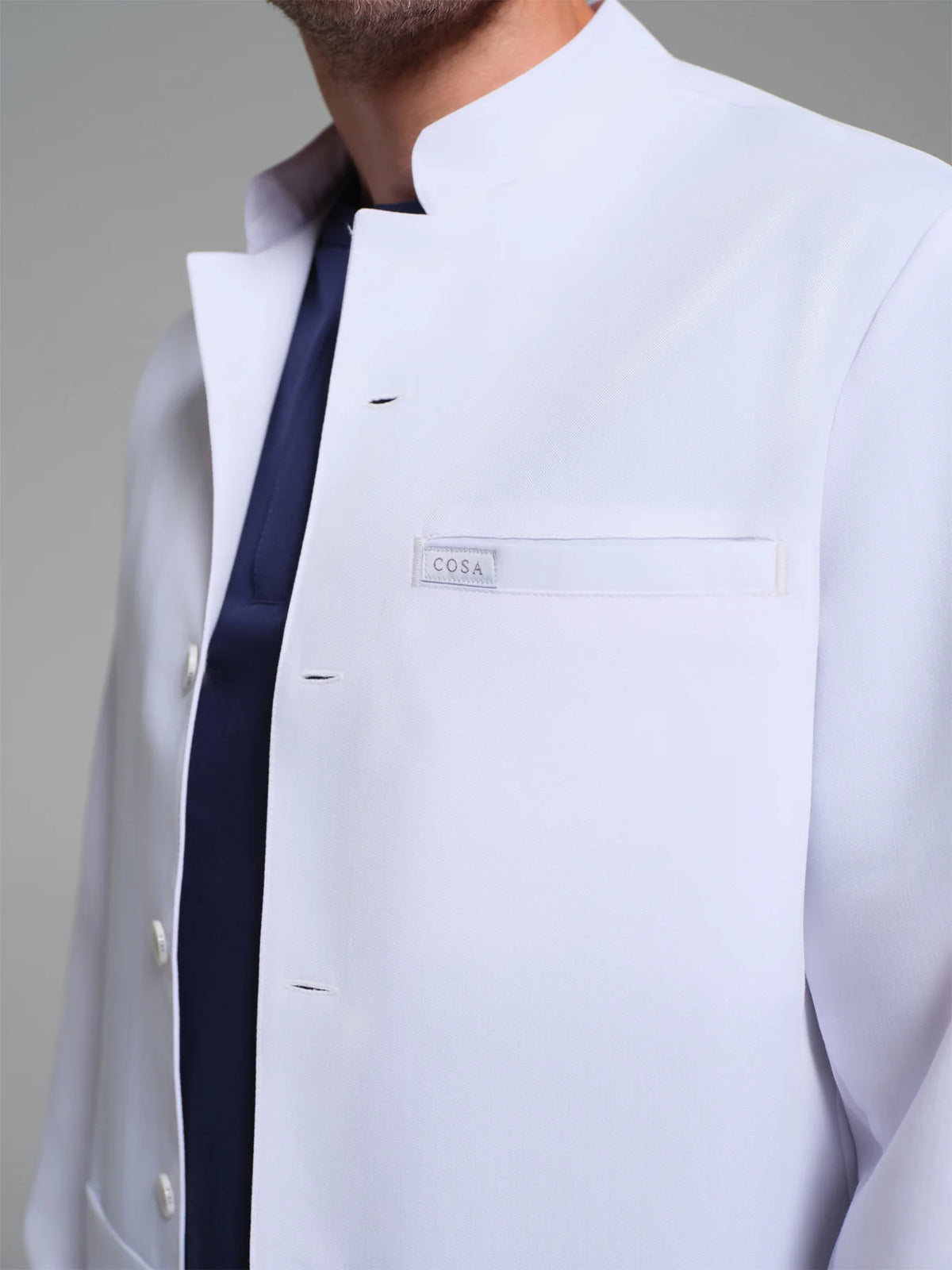 Cosa Tailored Fit® Men’s Long Sleeve Medical Coat