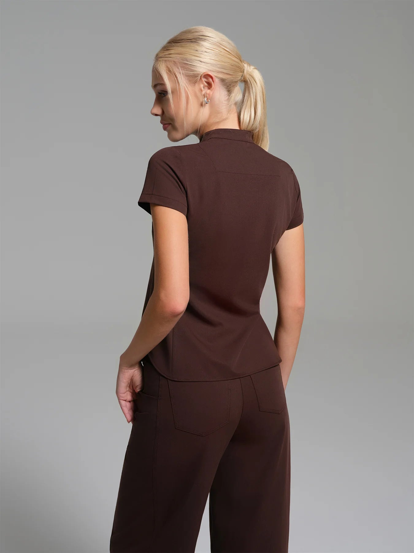 Cosa Atria® Women's Wide Leg Trousers - Brown