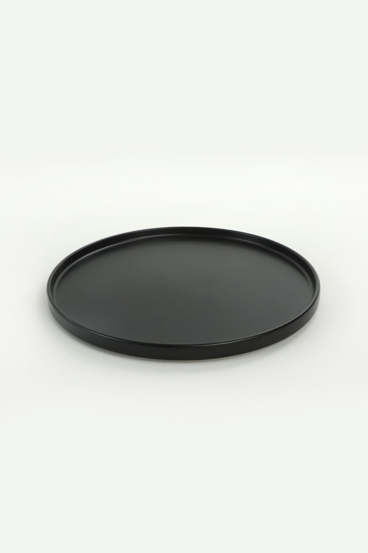 Matte Black Stackable Cake Plate, 21 cm, 4 Pieces