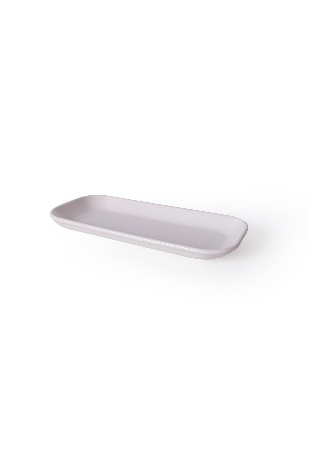 White Pergamon Boat-Shaped Plate 26 cm, 2 Pieces