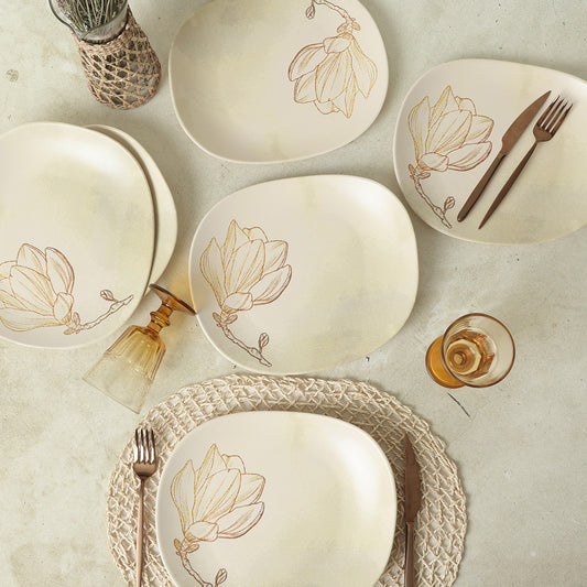Vintage Bloom Isabella Serving Plate 30 Cm 6 Pieces