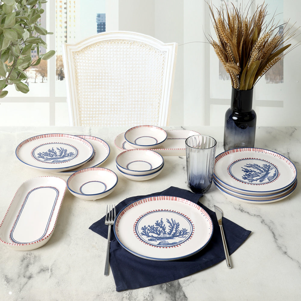 Marine Wonders Breakfast Set 12 Pieces for 6 People