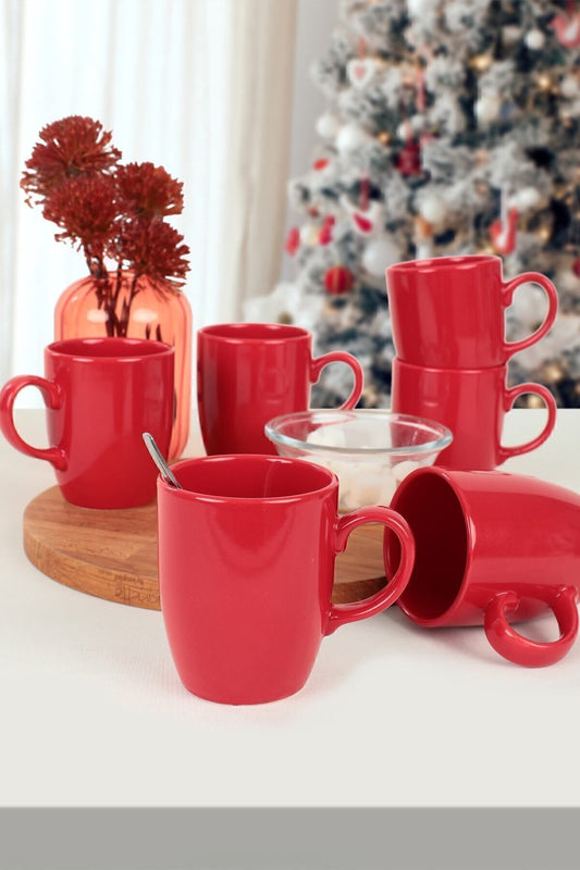 Flag Red Cloud Mug 9 cm 6 Pieces