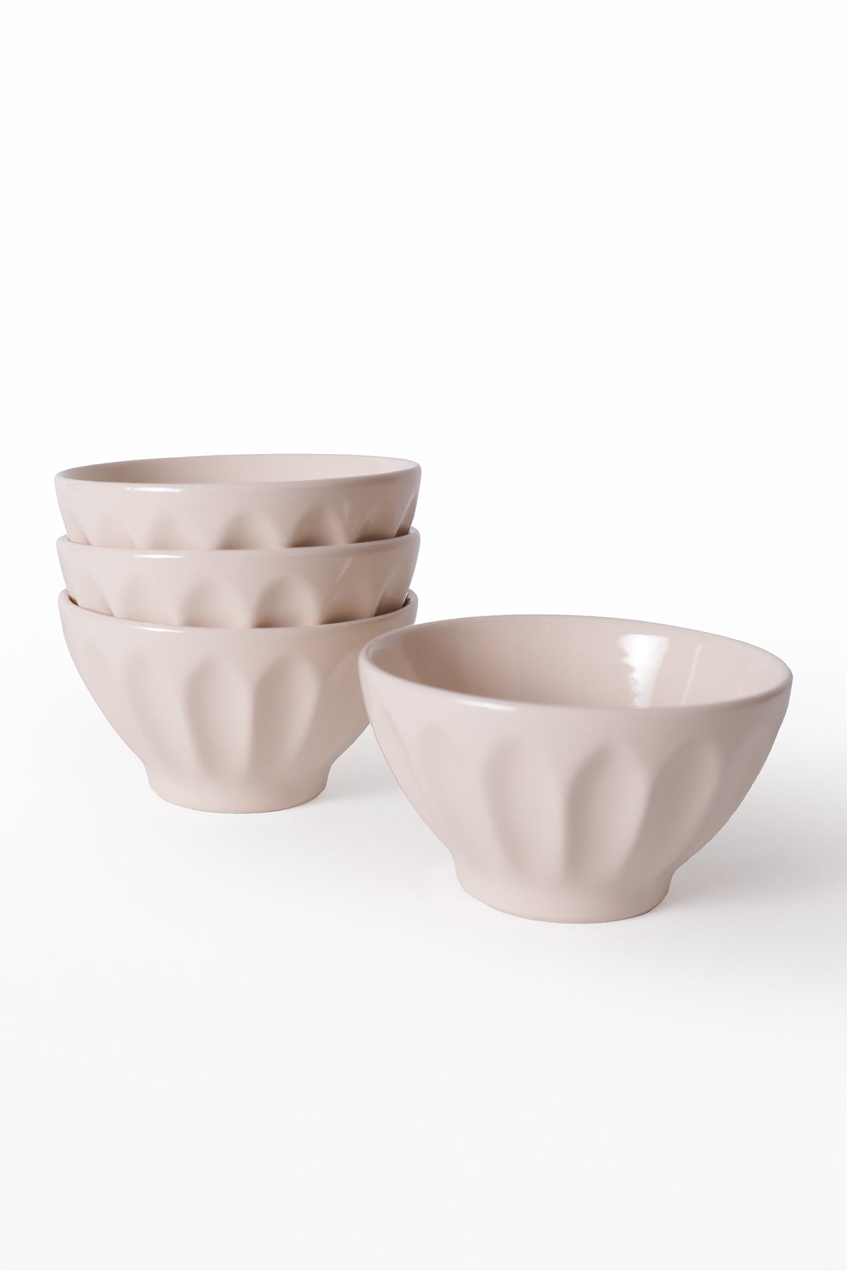 Creamy Almond Bowl 12 cm 4 Pieces