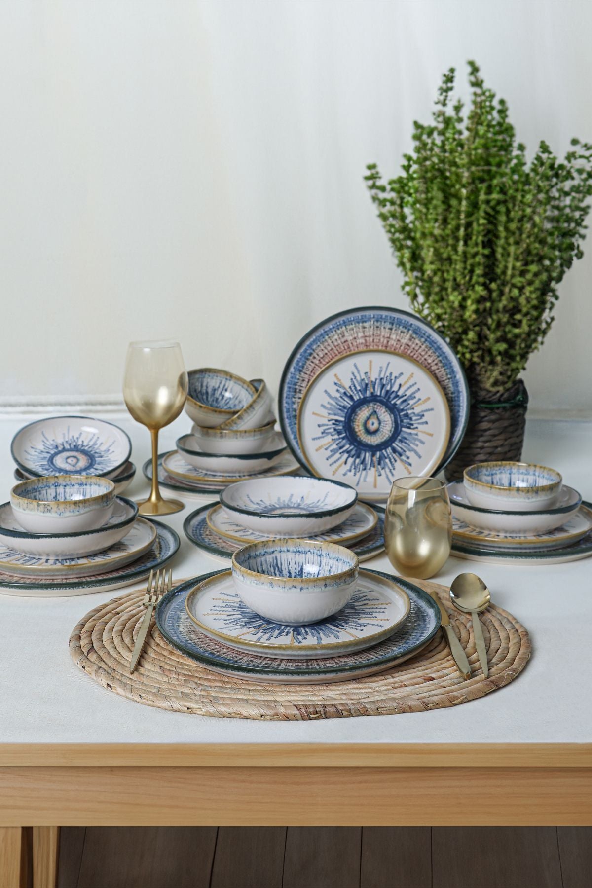 Hydra Dinner Set 24 Pieces for 6 People
