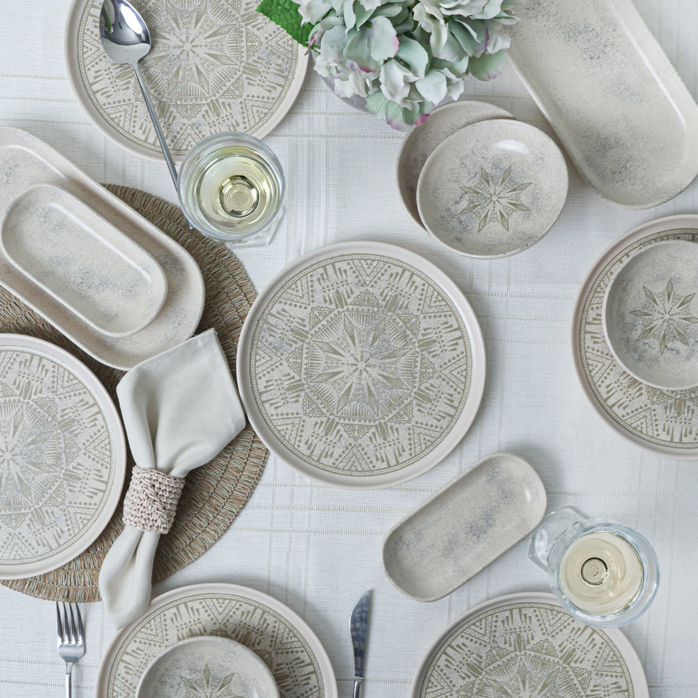 Groundlace Breakfast Set 14 Pieces 6 Person