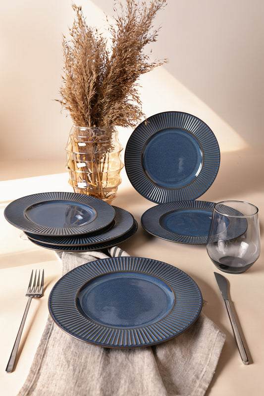 Lapis Myra Pasta Plate 22 cm 6 Pieces