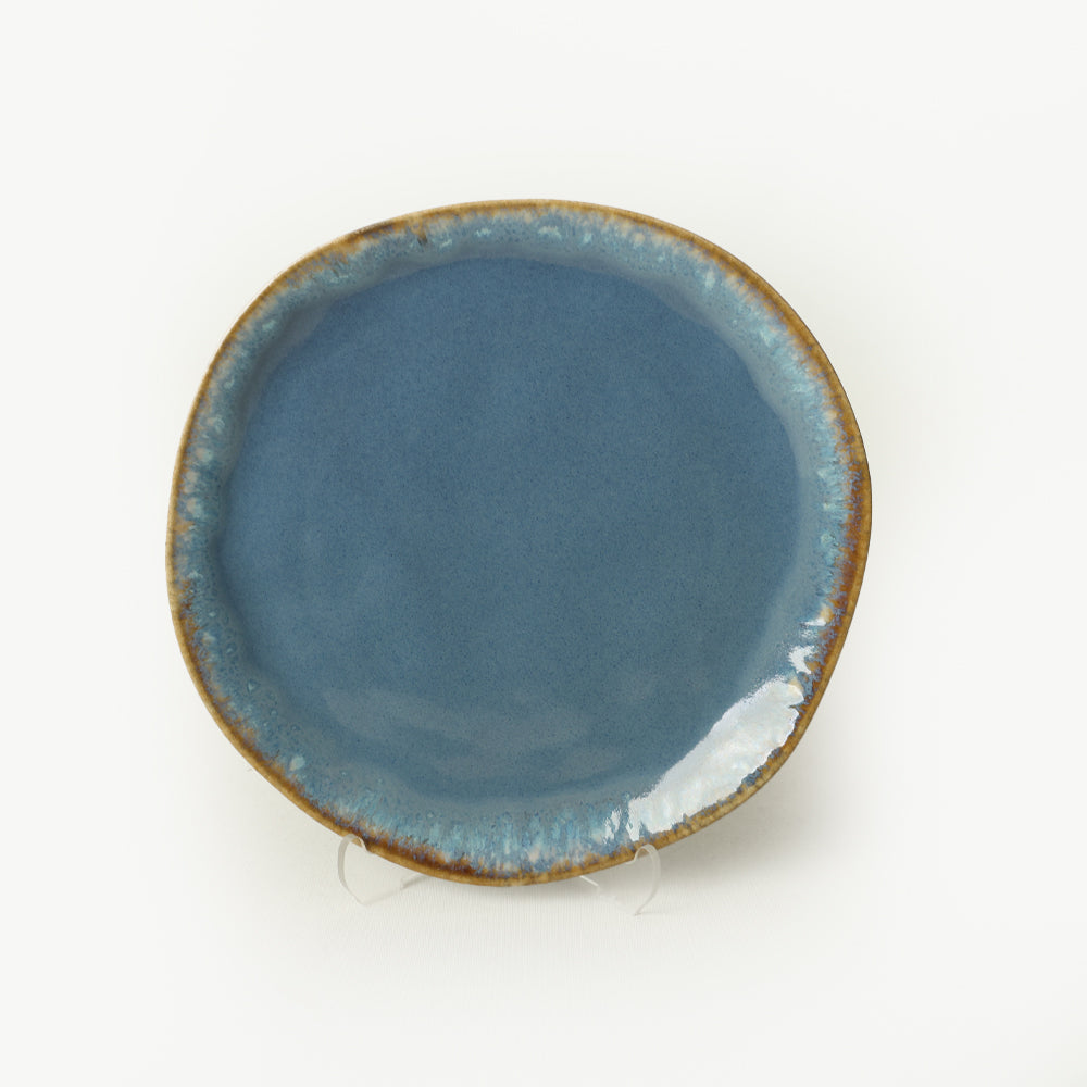 Shizen Blue Organic Cake Plate 20 Cm 6 Pieces