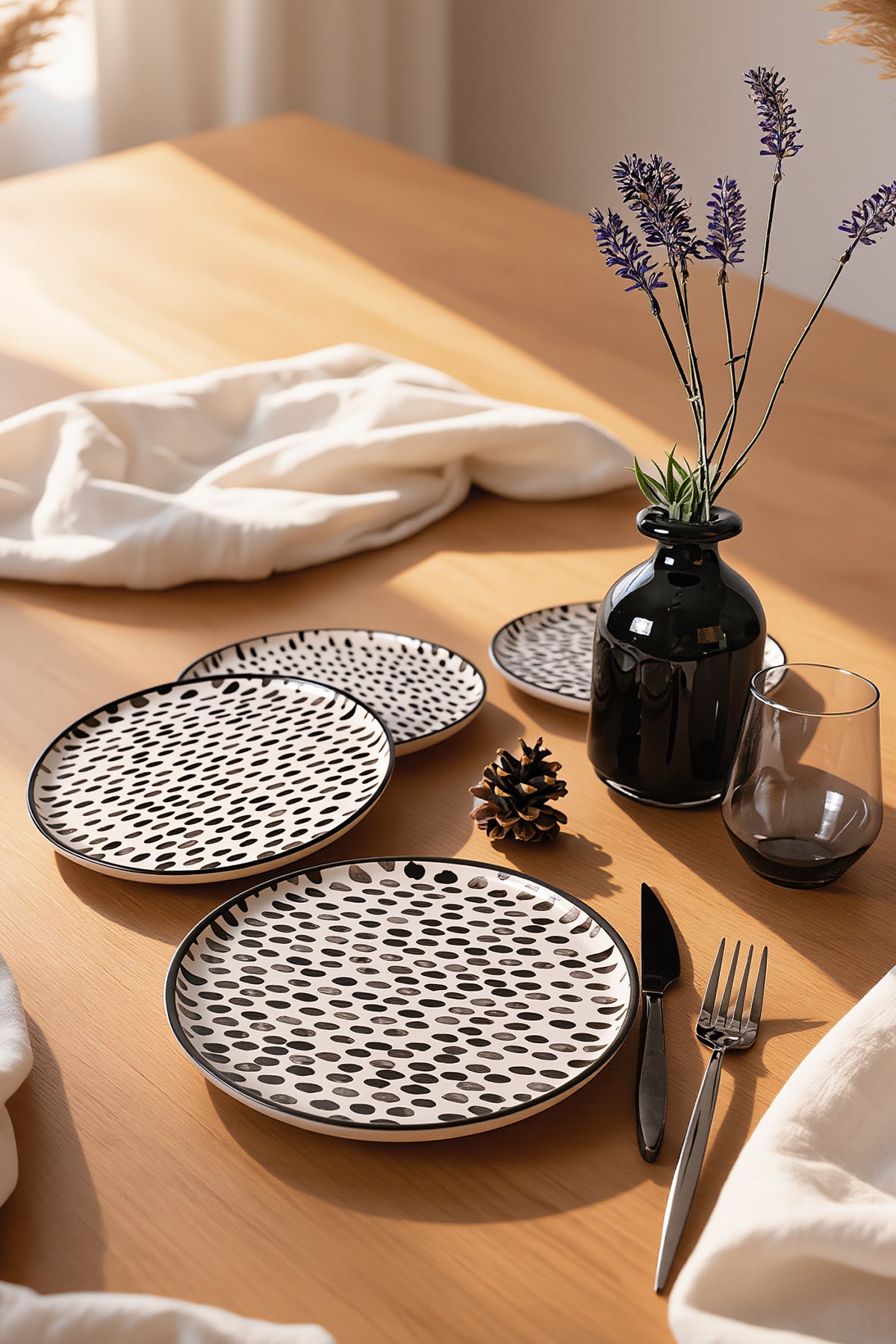 Shadow Nordic Plate 22 cm 4 Pieces