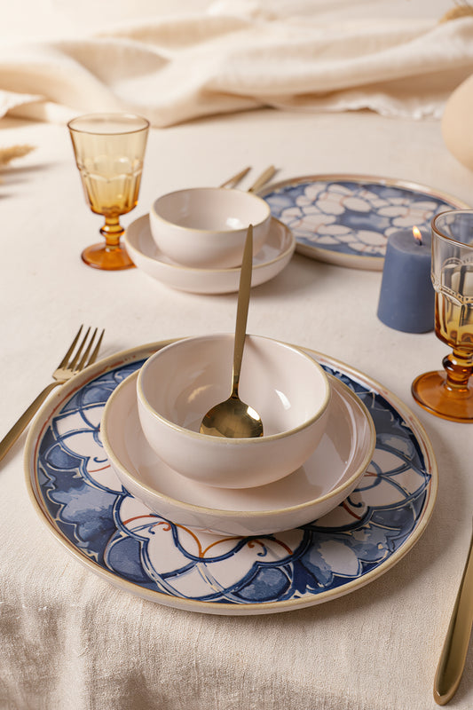 Wave Flow Dinner Set 24 Pieces 6 Person