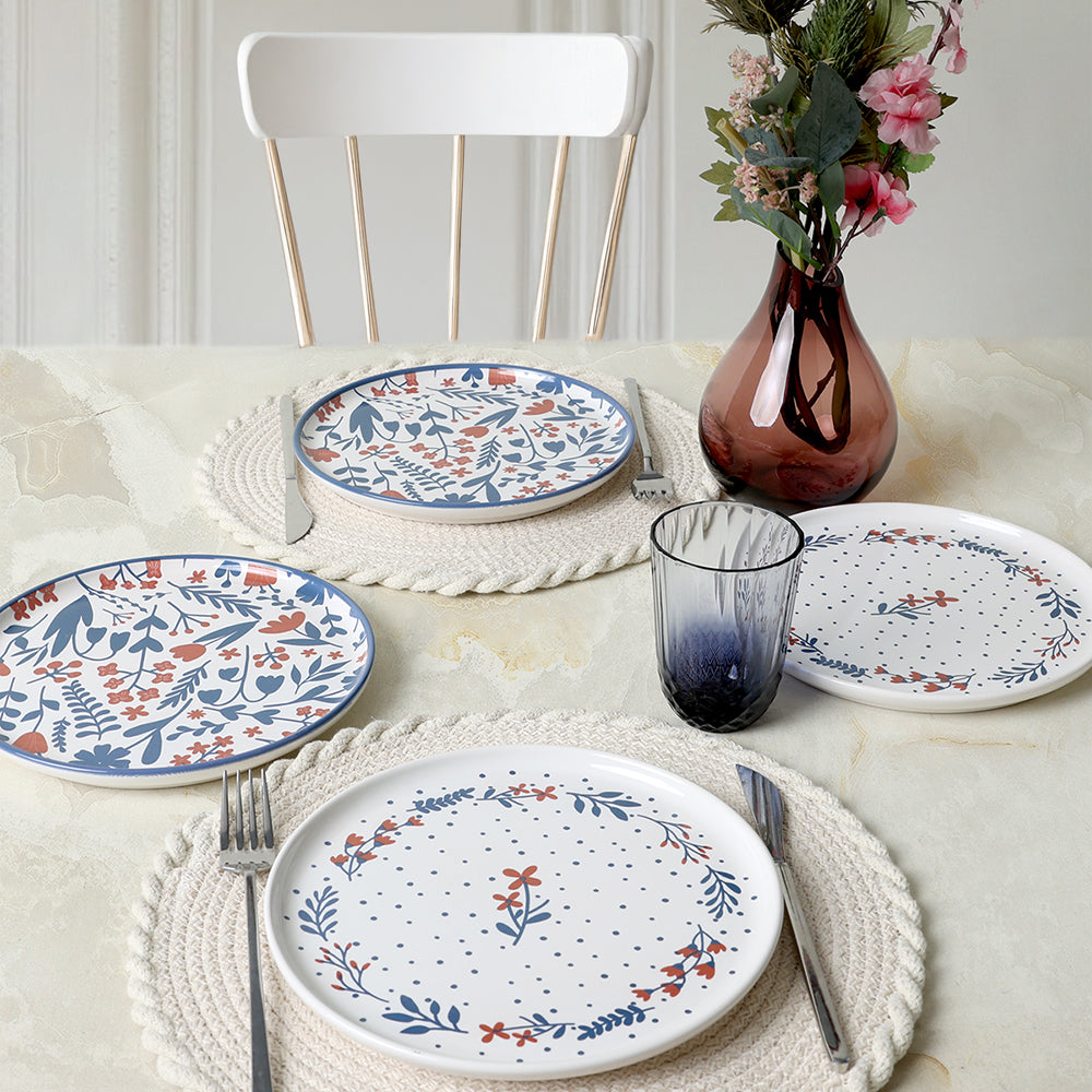 Dot & Bloom Nordic Cake Plate 22 Cm 4 Pieces