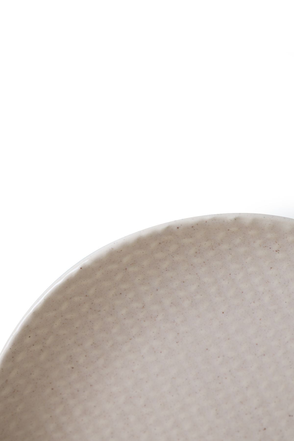 Sandy Cream Relief Cake Plate 21 cm 6 Pieces