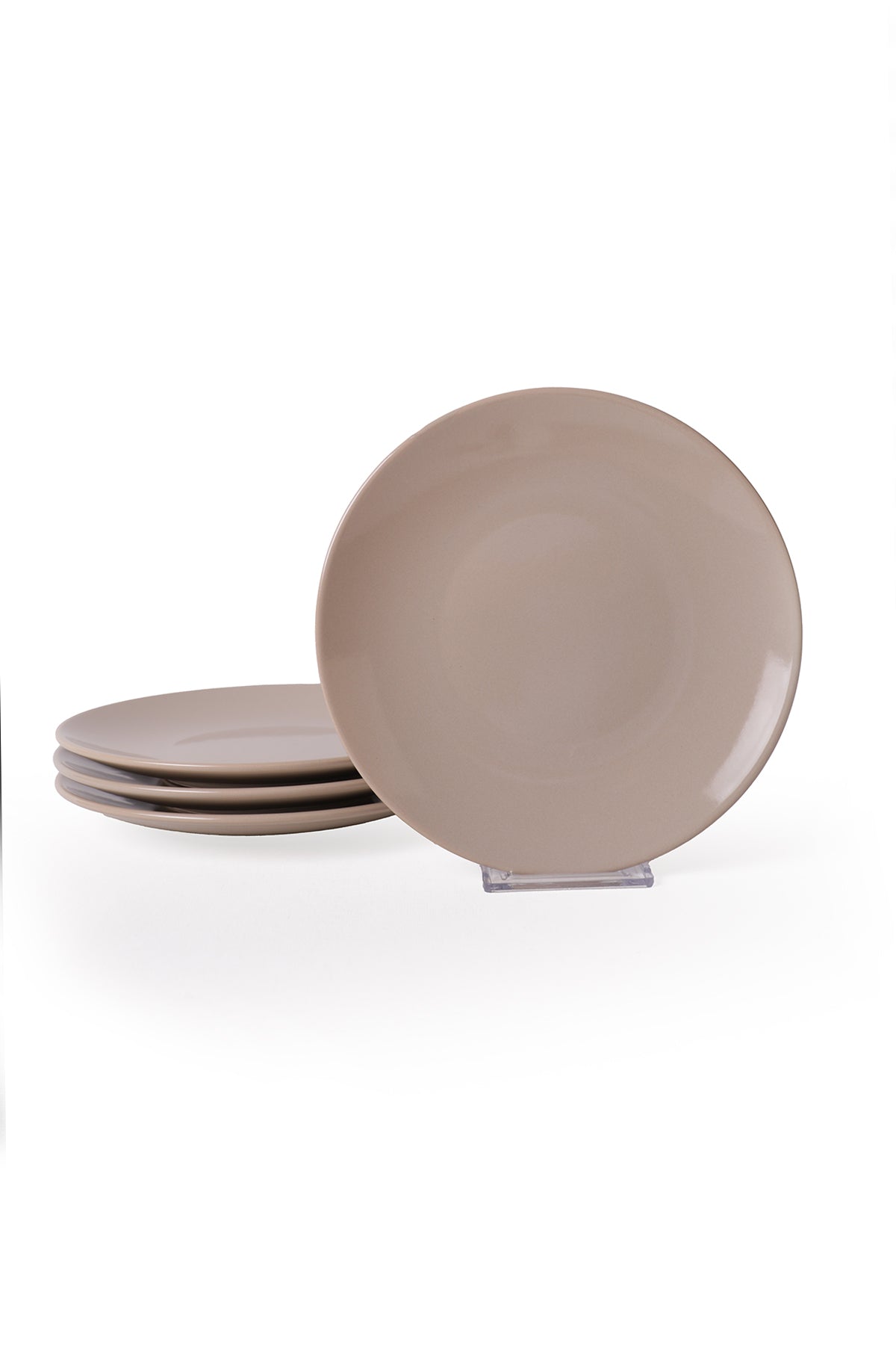 Taupe Aegean Pasta Plate 20 cm 4 Pieces