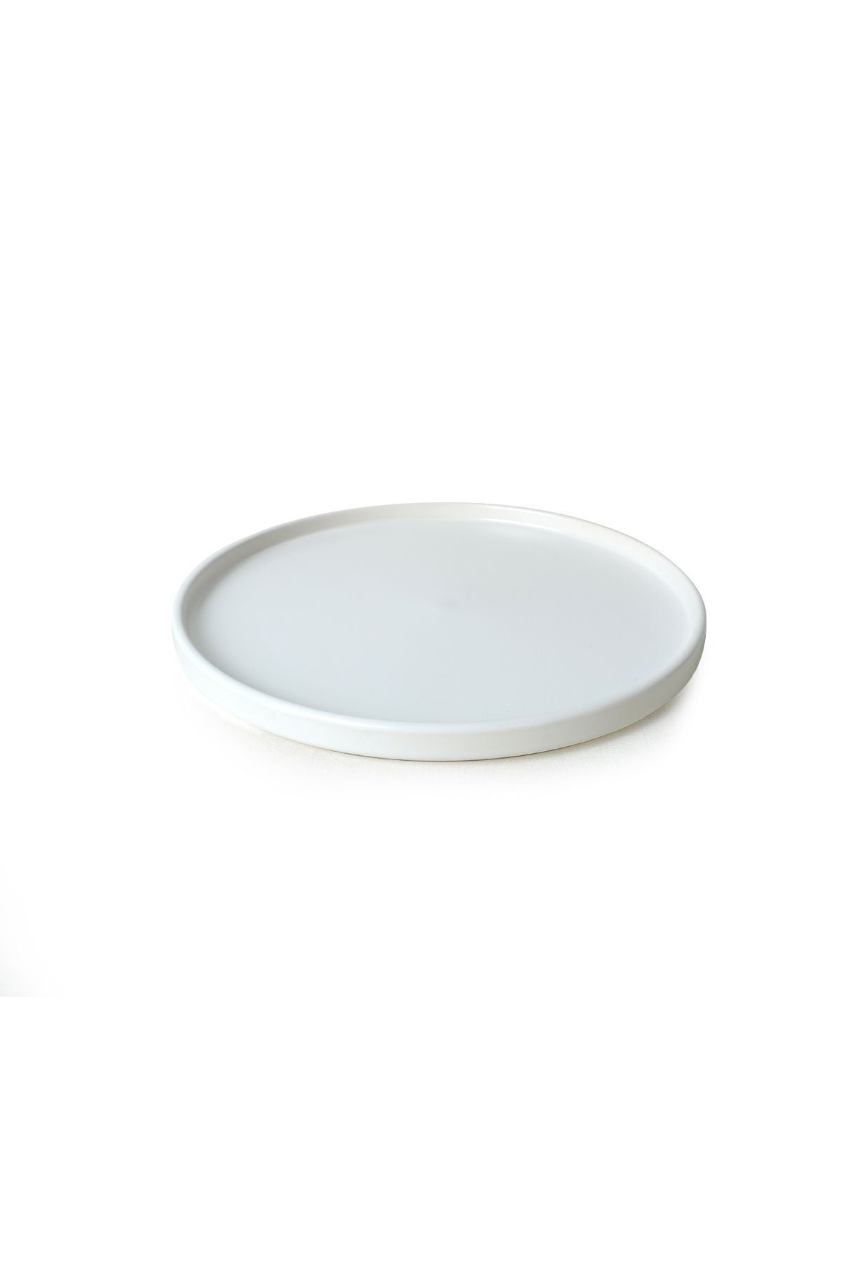 Matte White Stackable Serving Plate 27 cm 6 Pieces