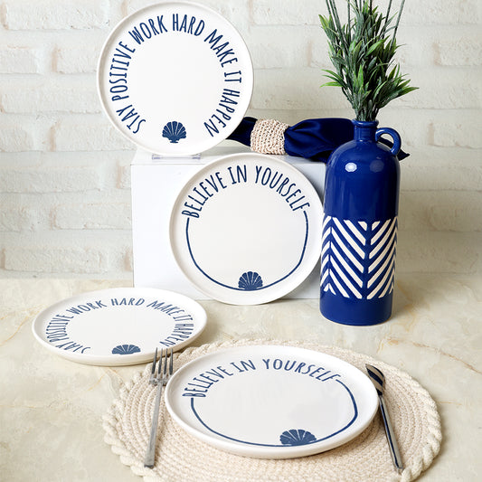 Ocean Muse Nordic Cake Plate 22 Cm 4 Pieces