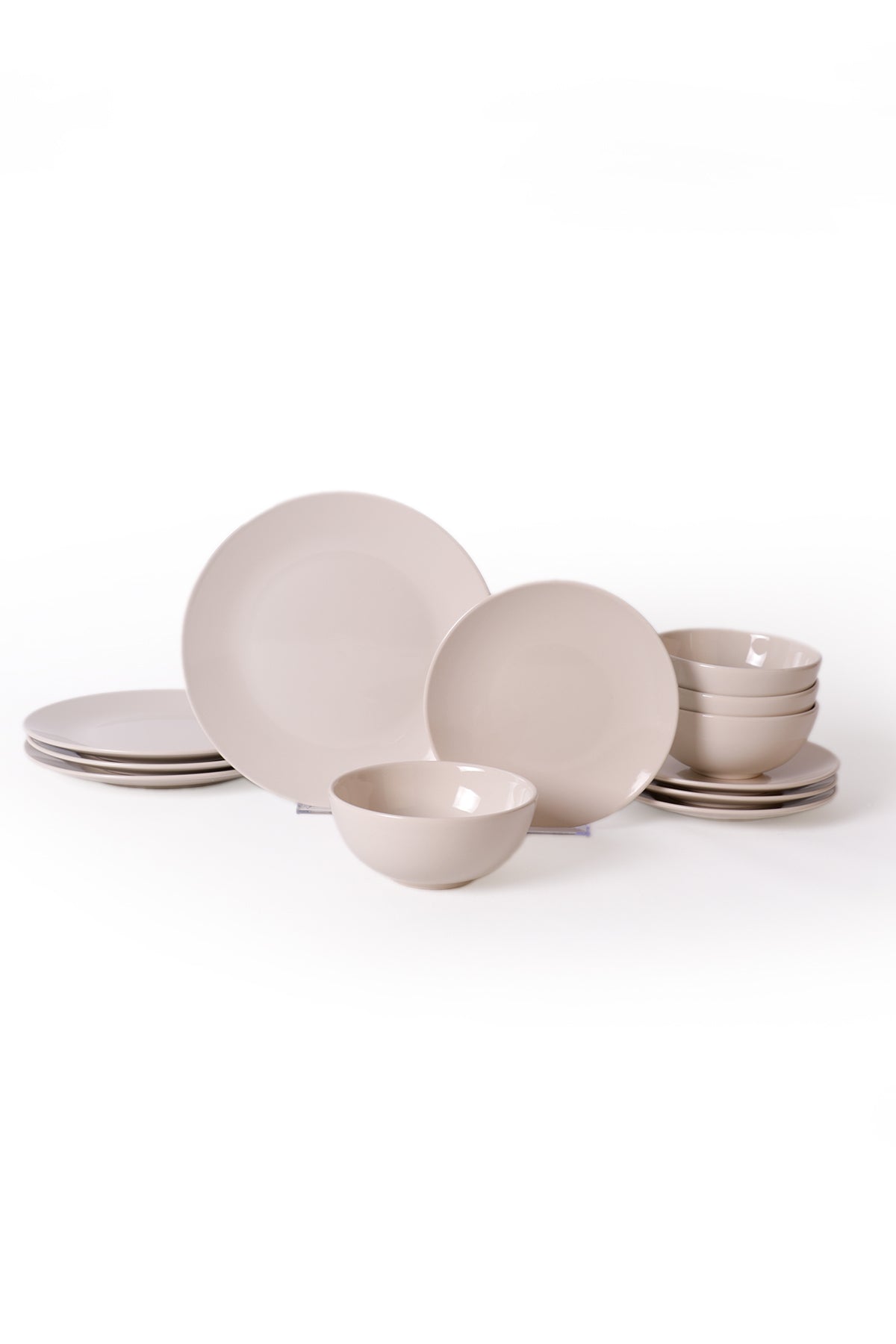 Cream Kera 12-Piece Dinner Set for 4 People