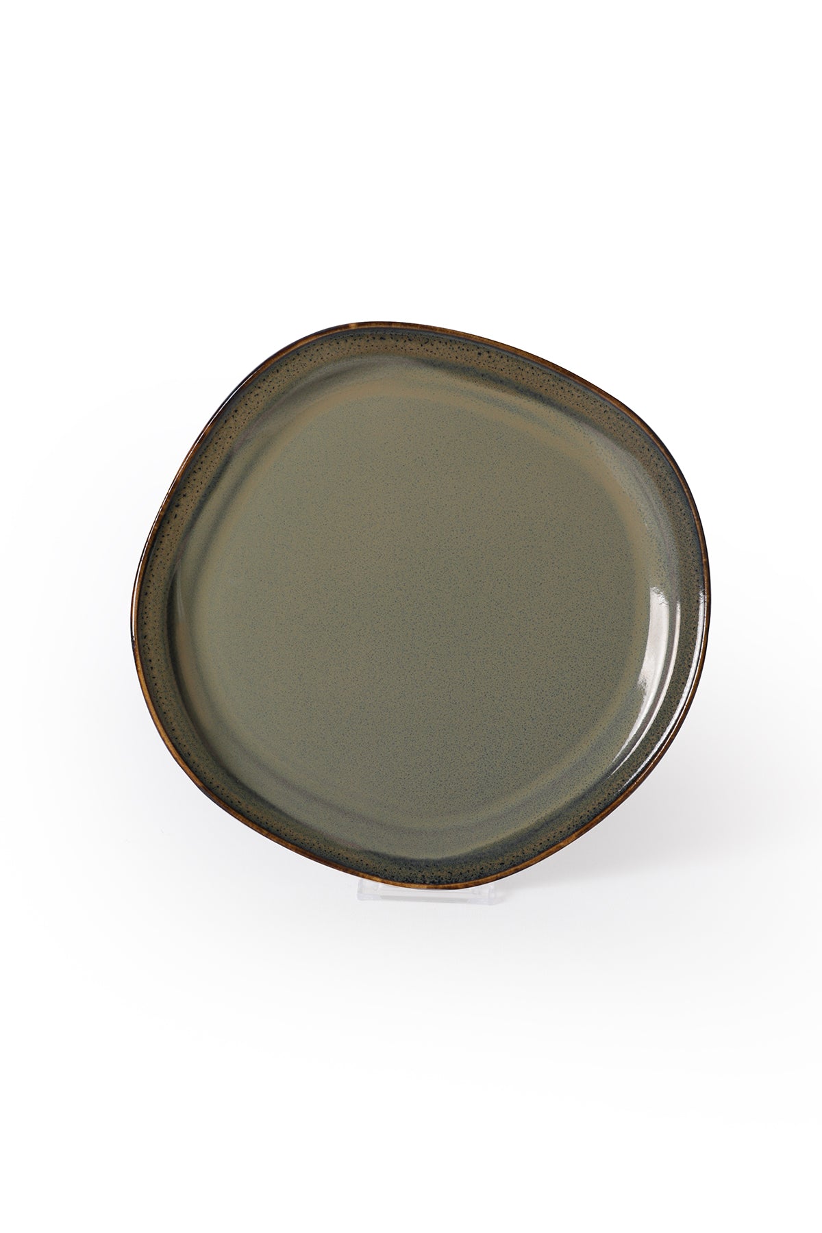 Reactive Green Bloom Serving Plate 29 cm 6 Pieces