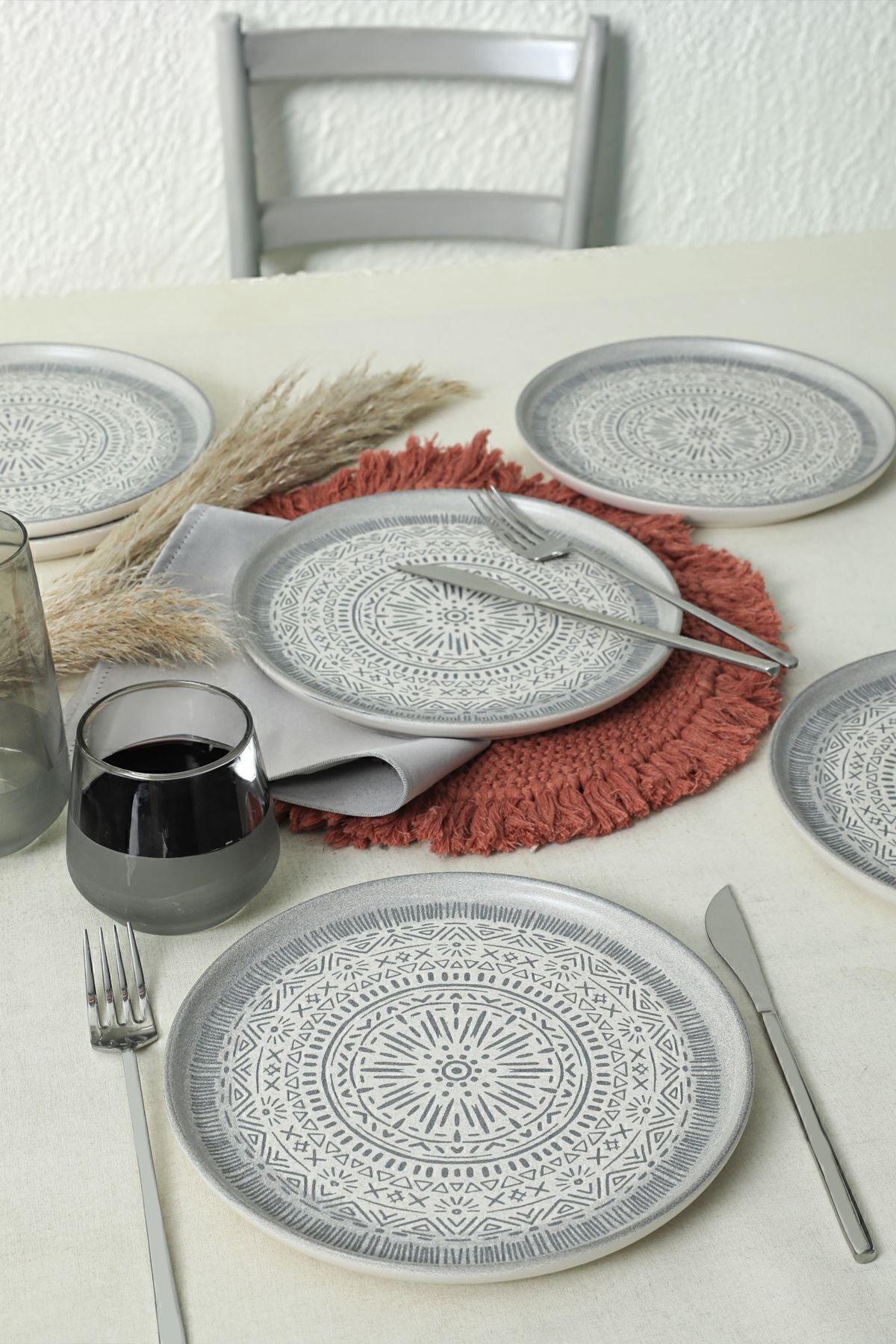 Stone Line Nordic Pasta Plate 22 cm 6 Pieces