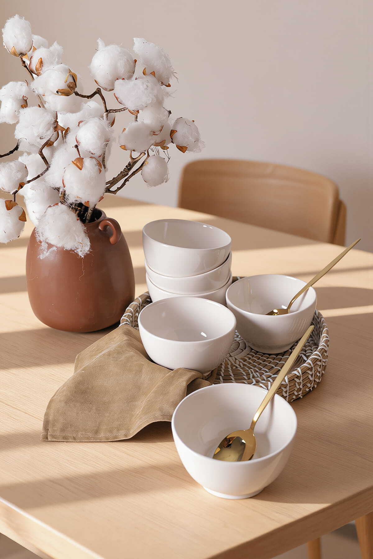 White Gamma Bowl 13 cm 6 Pieces