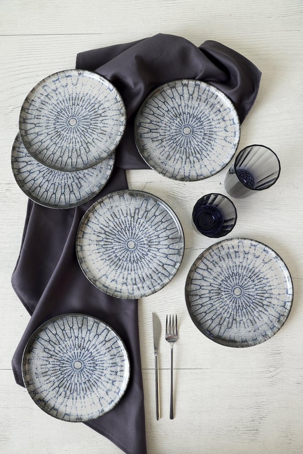 Professional Monoform Nordic Dessert Plate 22 cm 6 Pieces