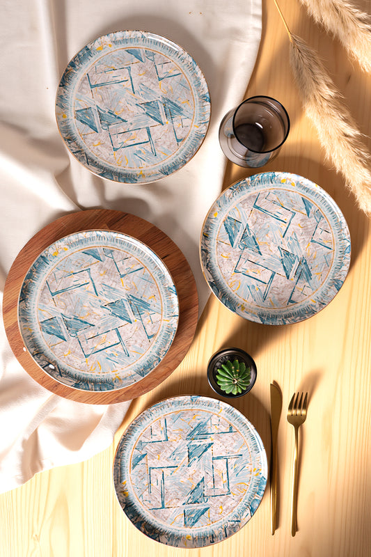 Royal Cake Plate, 22 cm, 4 Pieces