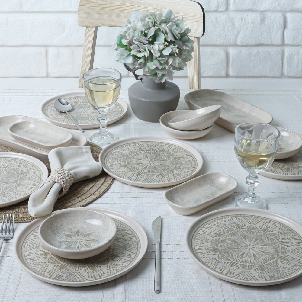 Groundlace Breakfast Set 14 Pieces 6 Person