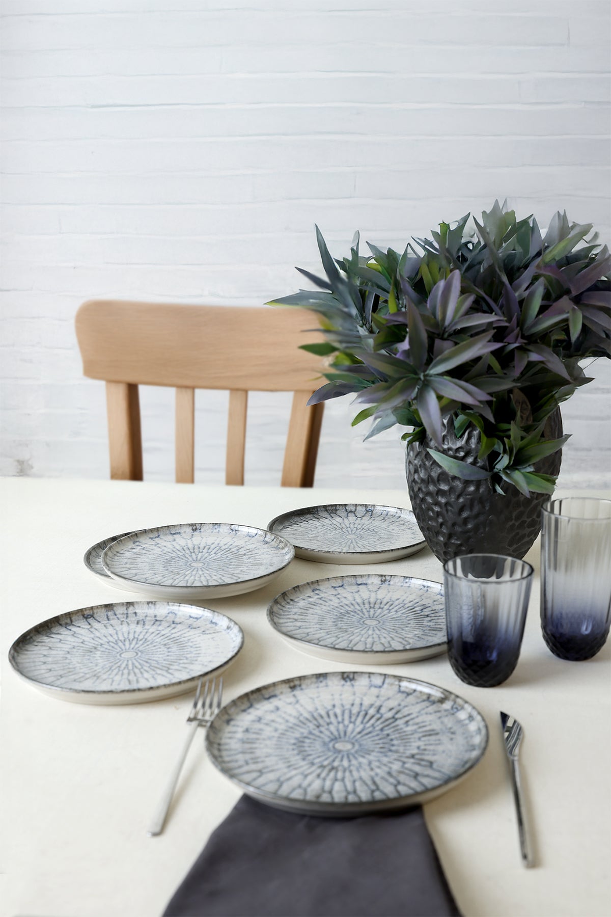 Professional Monoform Nordic Dessert Plate 22 cm 6 Pieces