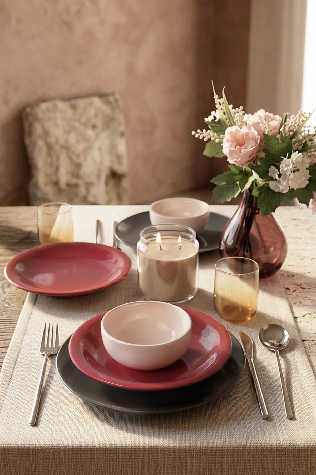 Noble Mix Dinner Set, 6 Pieces, for 2 People