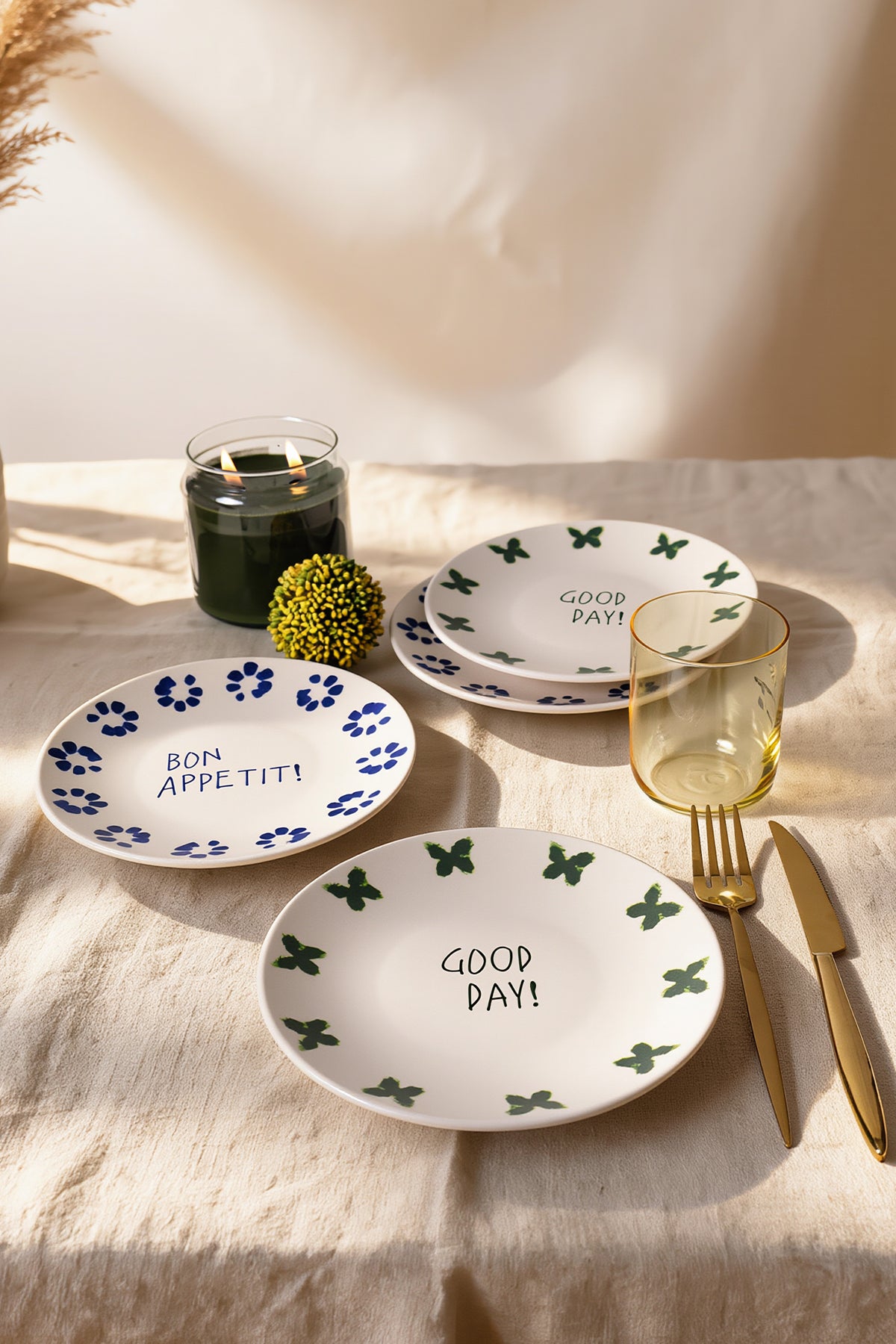 Bon Appetit  Plate 20 cm 4 Pieces