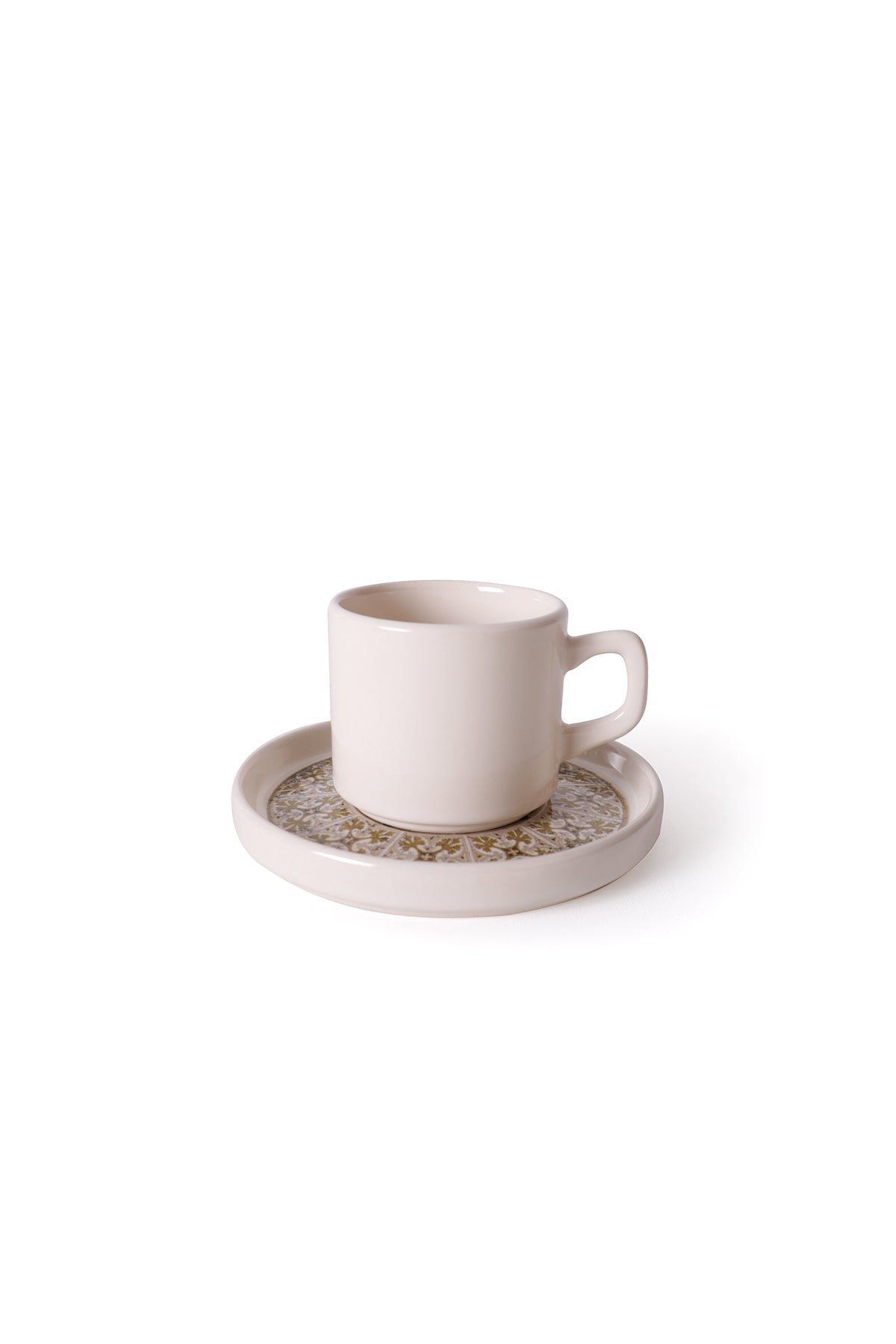 Timeless Brown Stackable Tea Set, 8 Pieces, for 4 People