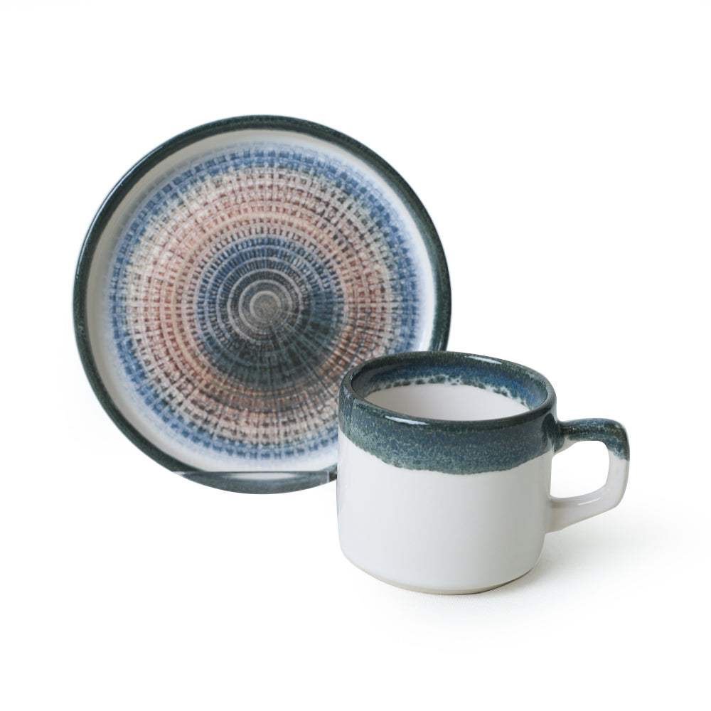 Hydra Stackable Tea Set 12 Pieces for 6 People