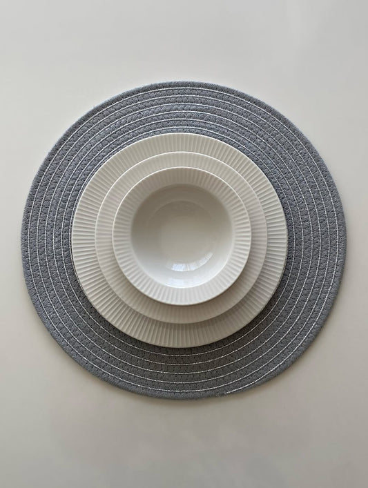 Elif 18 Piece Porcelain Dinner Set for 6 People