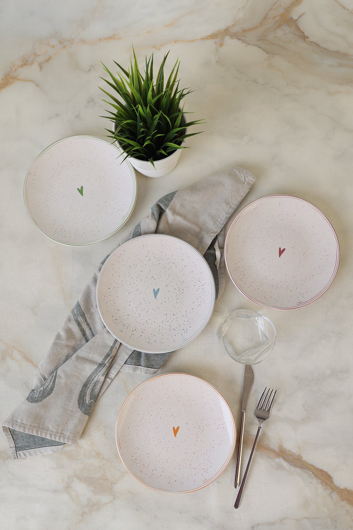 Livia Aegean Dessert Plate 20 cm 4 Pieces