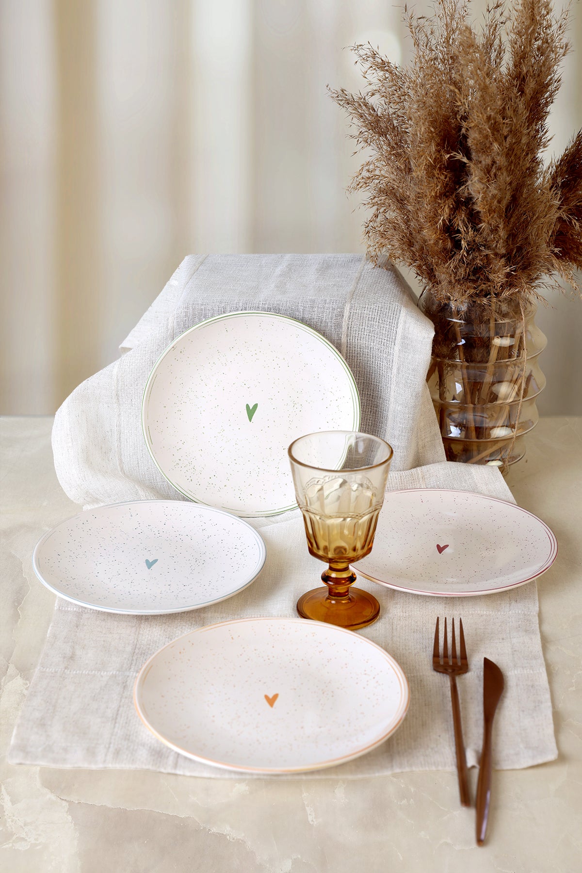 Livia Aegean Dessert Plate 20 cm 4 Pieces