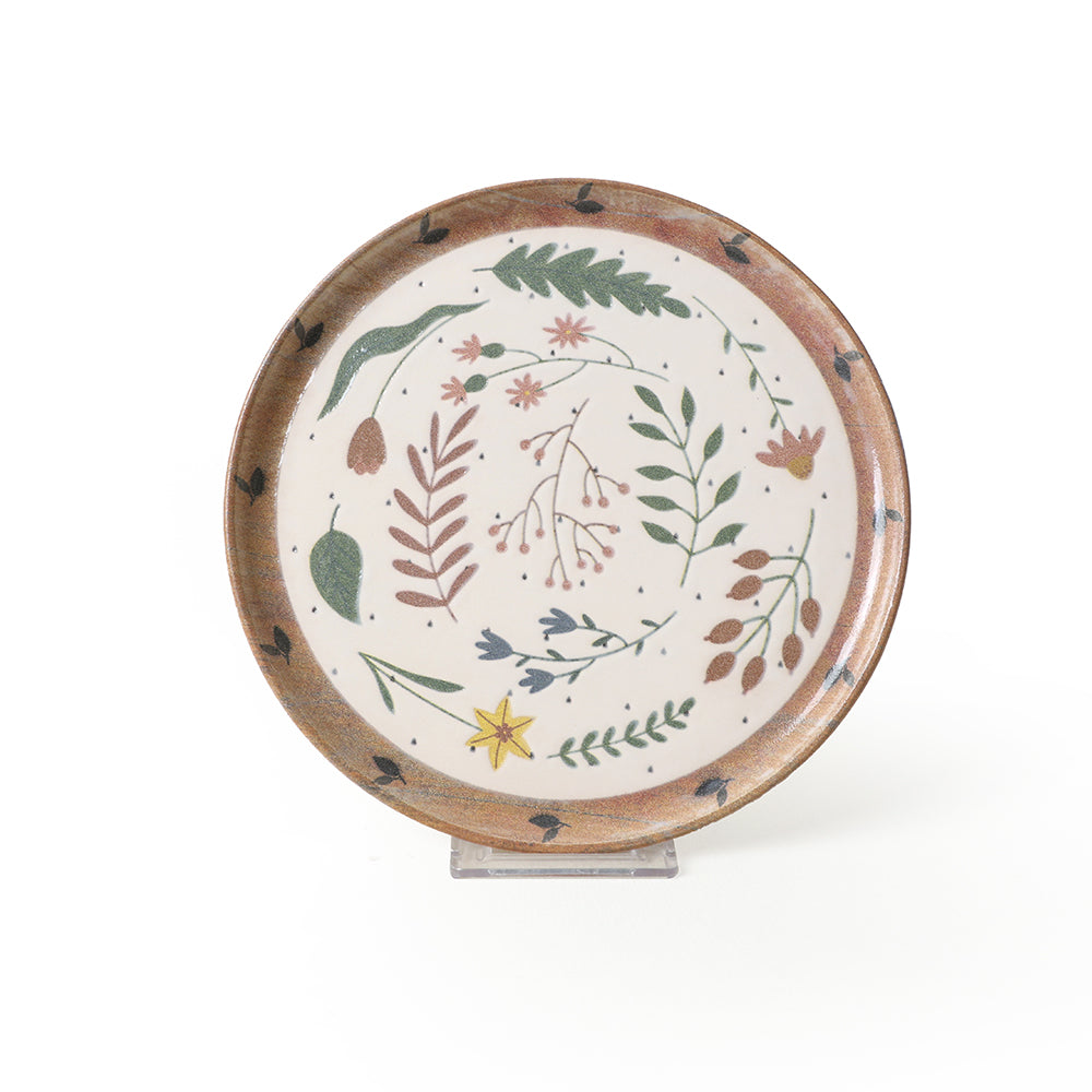 Soft Bloom Nordic Cake Plate 22 Cm 4 Pieces