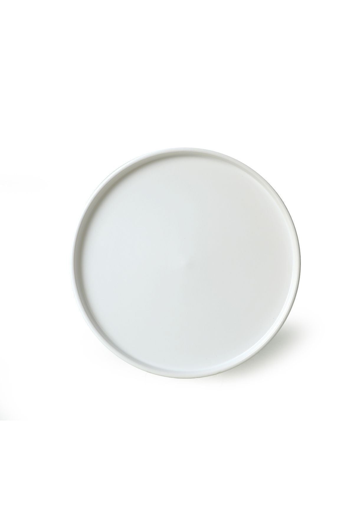 Matte White Stackable Serving Plate 27 cm 6 Pieces