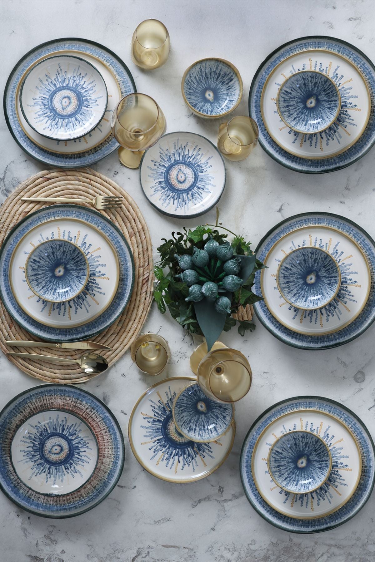 Hydra Dinner Set 24 Pieces for 6 People