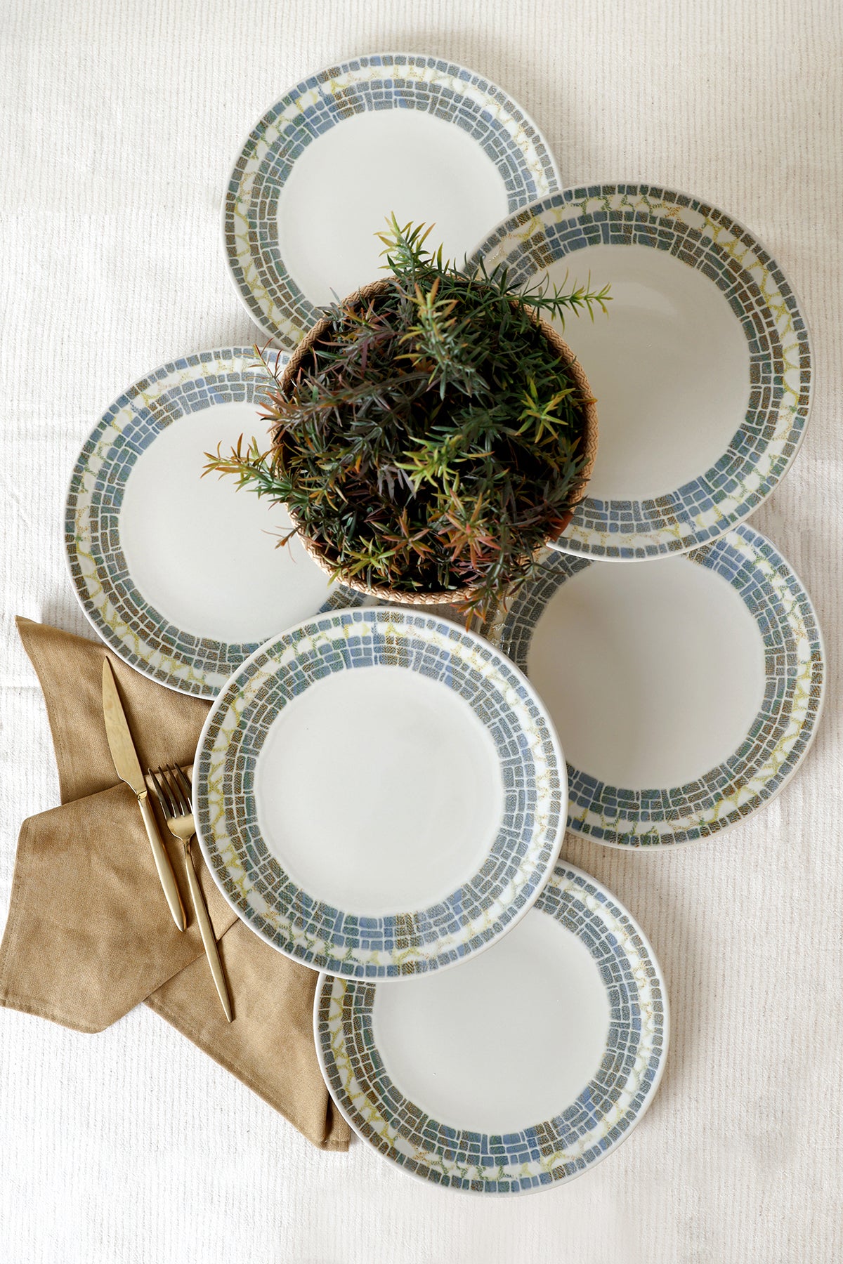 Professional Mosaica Pergamon Serving Plate 27 cm, 6 Pieces